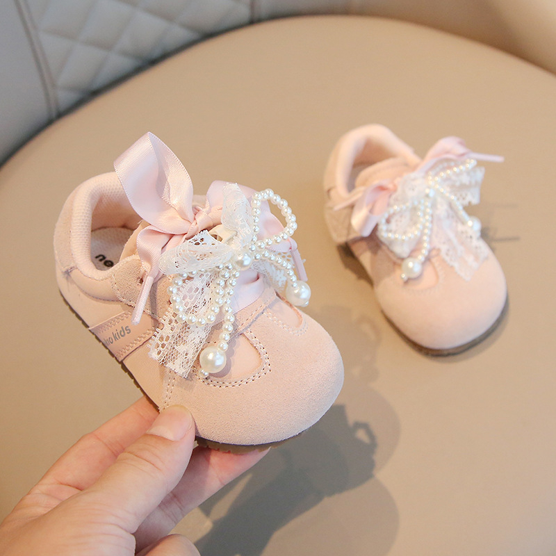 Dječje tenisice za bebe za djevojčice, mekana potplat, protuklizne, Velcro kopčom, prozračne, za dob 12–36 mjeseci