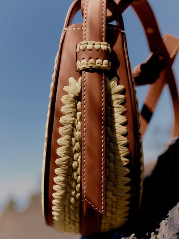 Γυναικεία Τσάντα Ώμου από Δίπτυχο Δέρμα Αγελάδας, Με Φερμουάρ και Θήκη για Κινητό