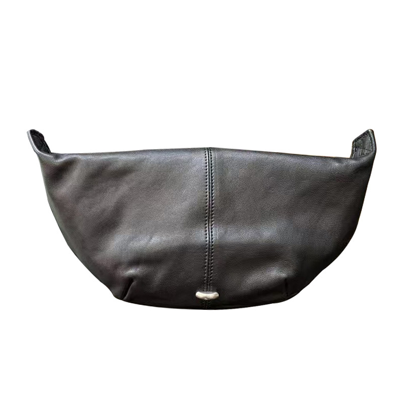 Kožna crossbody torba, zatvaranje na zip, horizontalni kvadratni oblik, unutarnja džep s zipom, 3D dizajn