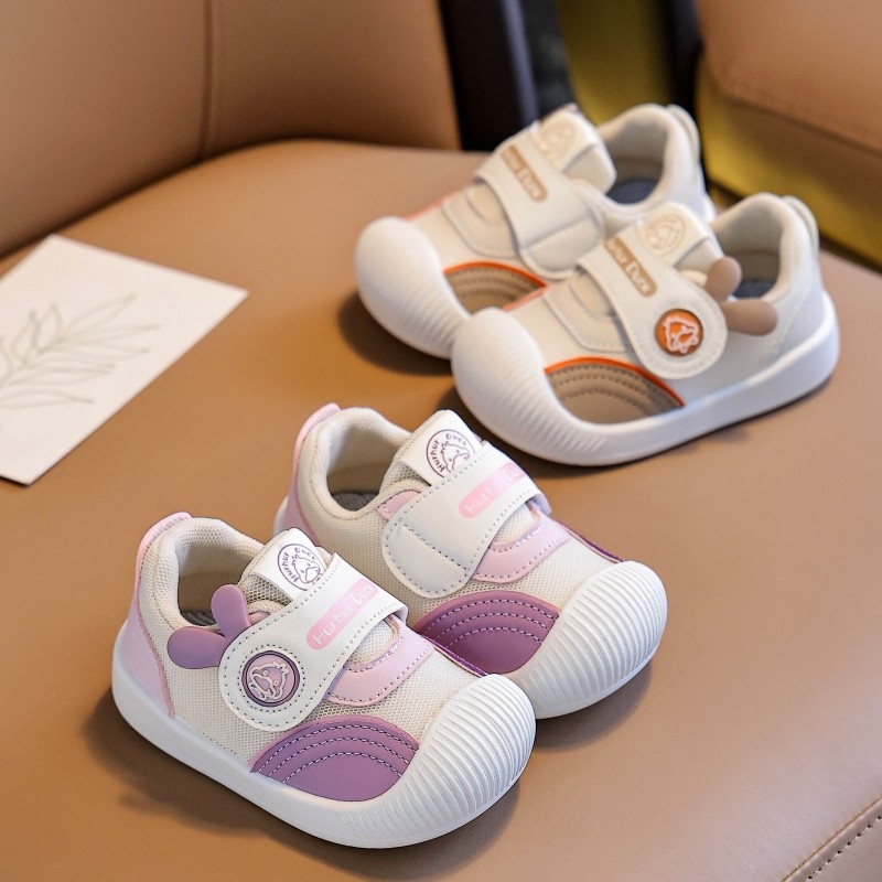 Unisex tenisice za djecu — mekana potplata, protuklizne, lagane, s Velcro zatvaračem, niski vrh, 12–36 mjeseci
