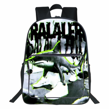 Unisex Πολυεστερική σχολική τσάντα πλάτης – Νεανικό στυλ Πανεπιστημίου, μειώνει το φορτίο, με καμπύλη ιμάντα ώμου