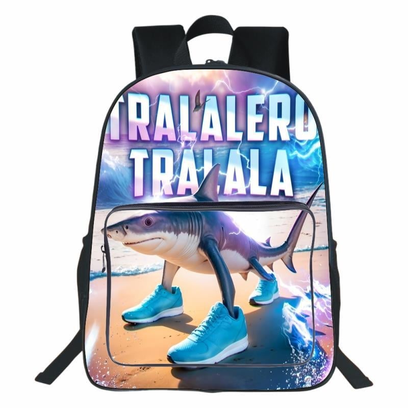 Unisex Πολυεστερική σχολική τσάντα πλάτης – Νεανικό στυλ Πανεπιστημίου, μειώνει το φορτίο, με καμπύλη ιμάντα ώμου