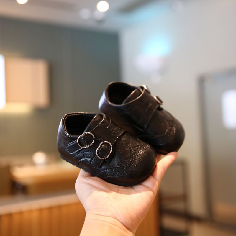 Bebine kožne cipele, princeski stil, mekana podloga od TPE, kopča na Velcro, za djevojčice 12–36 mjeseci