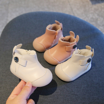 Cipele za bebe i malu djecu (fleece podstava; vamp s mikrovlaknom kože; bočni zatvarač; zimsko/jesensko; 12–36 mjeseci)