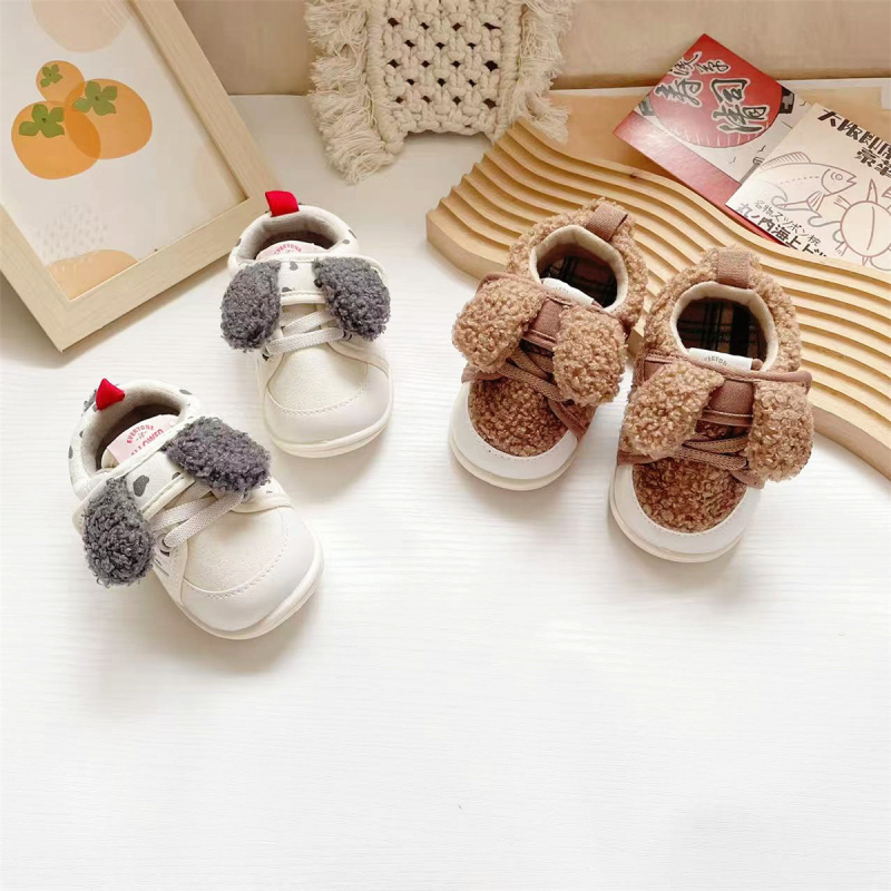 Cipele za bebe s Velcro zatvaračem, Unisex, protuklizna podloga, uzorak životinja, niski gornji dio, za djecu od 12–48 mjeseci, Proljeće–Jesen