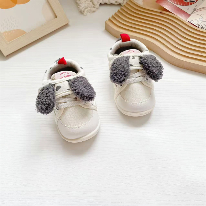 Cipele za bebe s Velcro zatvaračem, Unisex, protuklizna podloga, uzorak životinja, niski gornji dio, za djecu od 12–48 mjeseci, Proljeće–Jesen