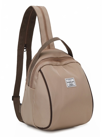 Rucsac urban din nylon pentru femei, design chest-bag, Zhongzhuo — nylon, fermoar, buzunar pentru telefon, căptușeală poliester