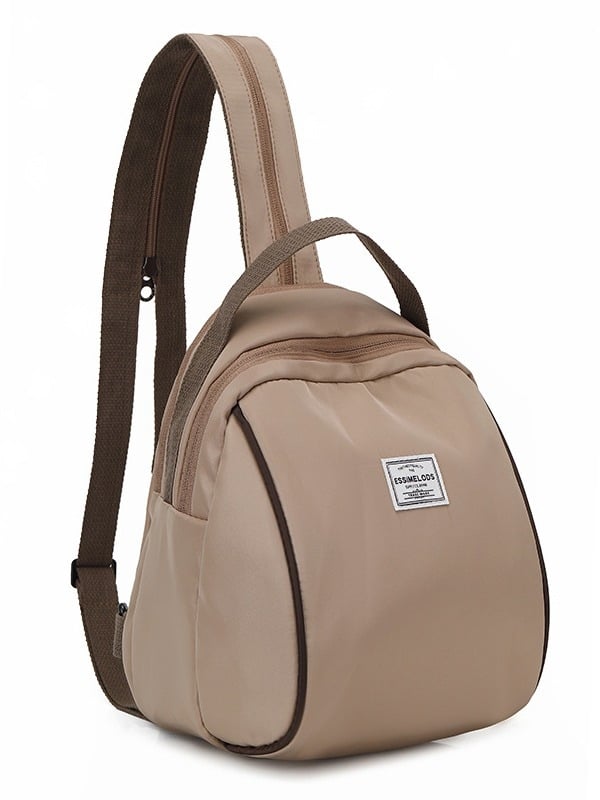 Rucsac urban din nylon pentru femei, design chest-bag, Zhongzhuo — nylon, fermoar, buzunar pentru telefon, căptușeală poliester