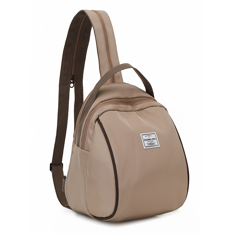 Rucsac urban din nylon pentru femei, design chest-bag, Zhongzhuo — nylon, fermoar, buzunar pentru telefon, căptușeală poliester