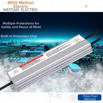 Vízálló kapcsolóüzemű tápegység 24V 400W, IP68, magas PF, széles bemeneti tartomány, 95% hatékonyság