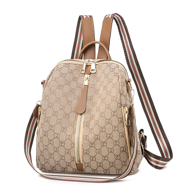 Rucsac de oraș în stil street cu capacitate mare, material Oxford, protecție anti-furt, închidere cu fermoar, buzunar intern cu fermoar