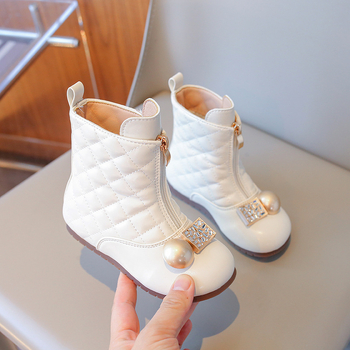 Djevojčice princeze gležnjače do srednje duljine, mrežasti uzorak, prednji zatvarač, umjetna koža, za uzrast 7–16