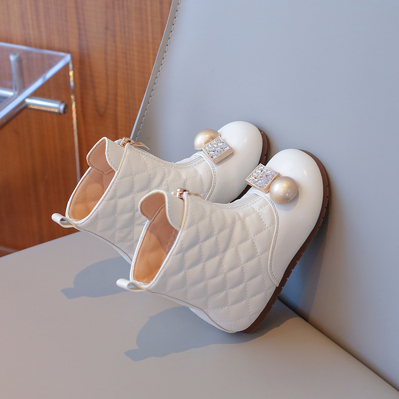 Djevojčice princeze gležnjače do srednje duljine, mrežasti uzorak, prednji zatvarač, umjetna koža, za uzrast 7–16