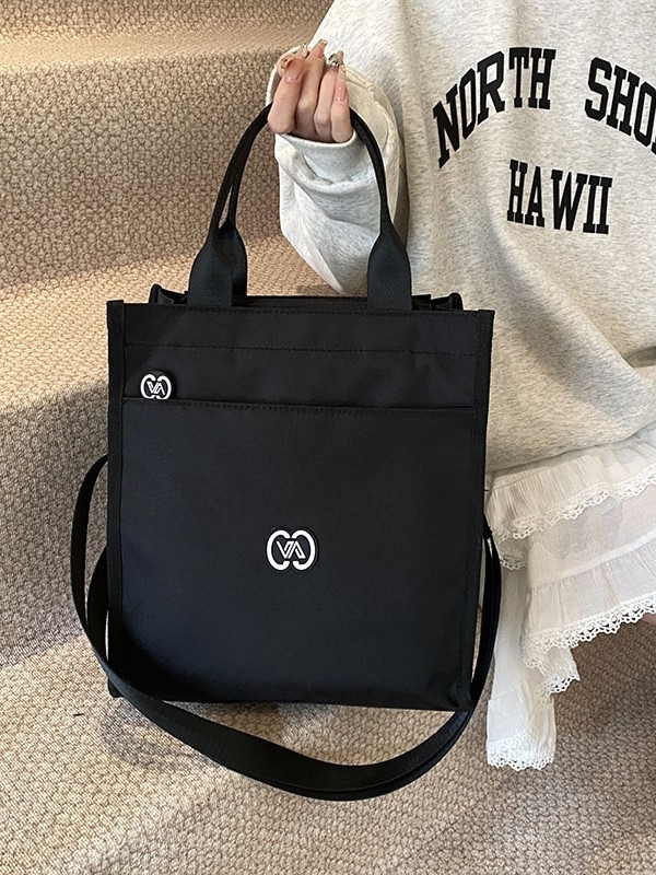 Torba za ručak za posao sa zatvaračem, Oxford platno, uspravni kvadratni oblik, unutarnji džep sa zipom i džep za telefon