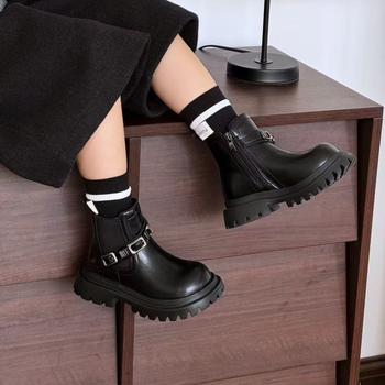 Dječje Martin čizme - bočni zip, flis navlaka, srednja visina, unisex, EVA potplata