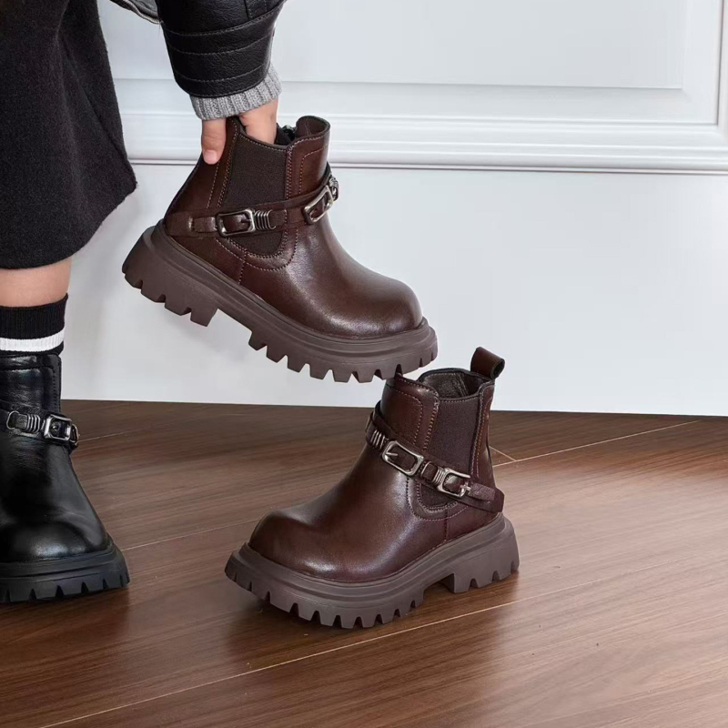 Dječje Martin čizme - bočni zip, flis navlaka, srednja visina, unisex, EVA potplata