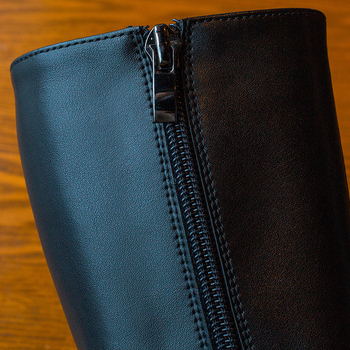 Dječje čizme viteza za djevojčice, s flis podstavom, gornji dio od prave kože, gumeni đon, bočni zatvarač