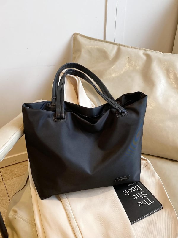 Torba tote od oksfordskog platna za rekreacijska putovanja, sa zatvaračem na zip i poliester podstavom