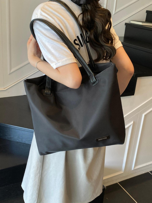 Torba tote od oksfordskog platna za rekreacijska putovanja, sa zatvaračem na zip i poliester podstavom