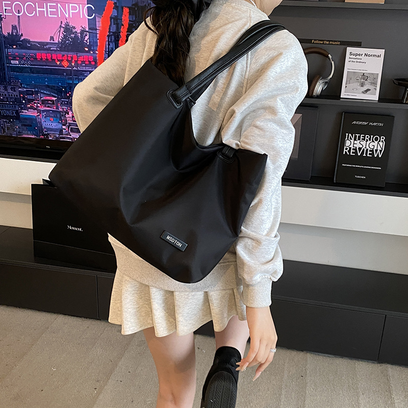 Torba tote od oksfordskog platna za rekreacijska putovanja, sa zatvaračem na zip i poliester podstavom