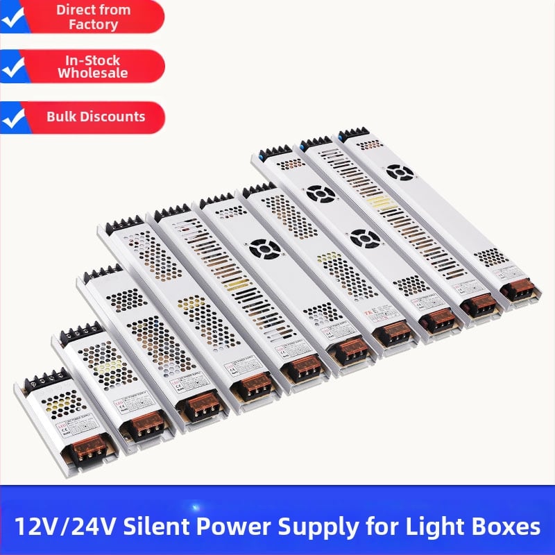 Τροφοδοτικό μεταγωγής για LED φωτιζόμενο κουτί (Ultra-thin σειρά) – απόδοση 85%, IP20, βάρος 0,5 kg