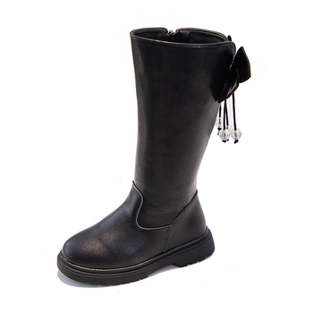 Martin čizme za djevojčice, sintetička koža, visok gornji dio, bočni zatvarač, toplo i protuklizne podloge