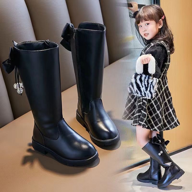 Martin čizme za djevojčice, sintetička koža, visok gornji dio, bočni zatvarač, toplo i protuklizne podloge