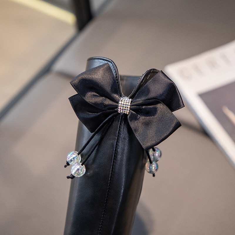 Martin čizme za djevojčice, sintetička koža, visok gornji dio, bočni zatvarač, toplo i protuklizne podloge