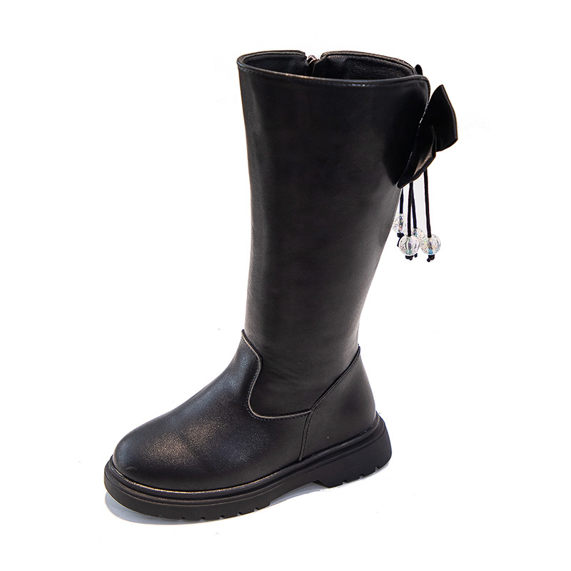 Martin čizme za djevojčice, sintetička koža, visok gornji dio, bočni zatvarač, toplo i protuklizne podloge