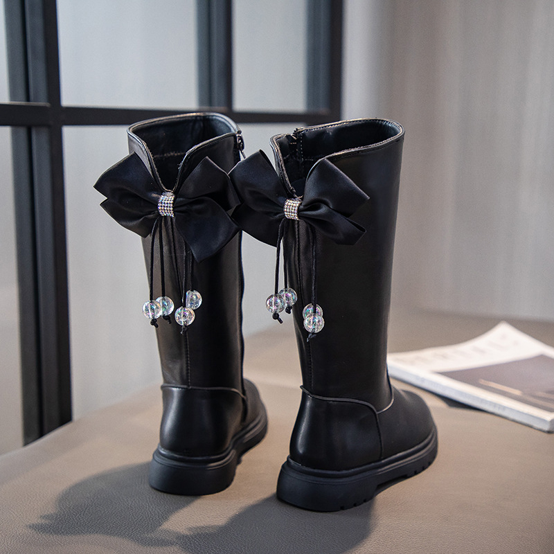 Martin čizme za djevojčice, sintetička koža, visok gornji dio, bočni zatvarač, toplo i protuklizne podloge