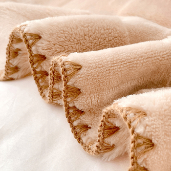 Whitsea dječja fleece deka s kariranim uzorkom, poliesterski materijal, za sve sezone