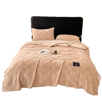 Whitsea dječja fleece deka s kariranim uzorkom, poliesterski materijal, za sve sezone