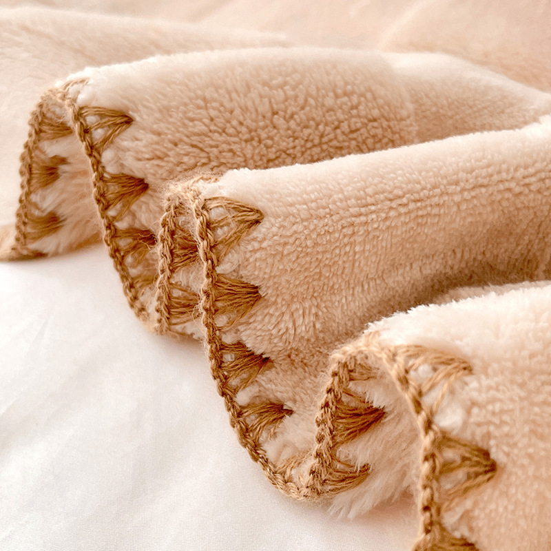 Whitsea dječja fleece deka s kariranim uzorkom, poliesterski materijal, za sve sezone