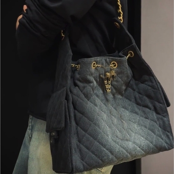 Jennie Hobo torba od Oxford tkanine, podstava od kanve, gradski minimalistički stil, zatvaranje šnuralom