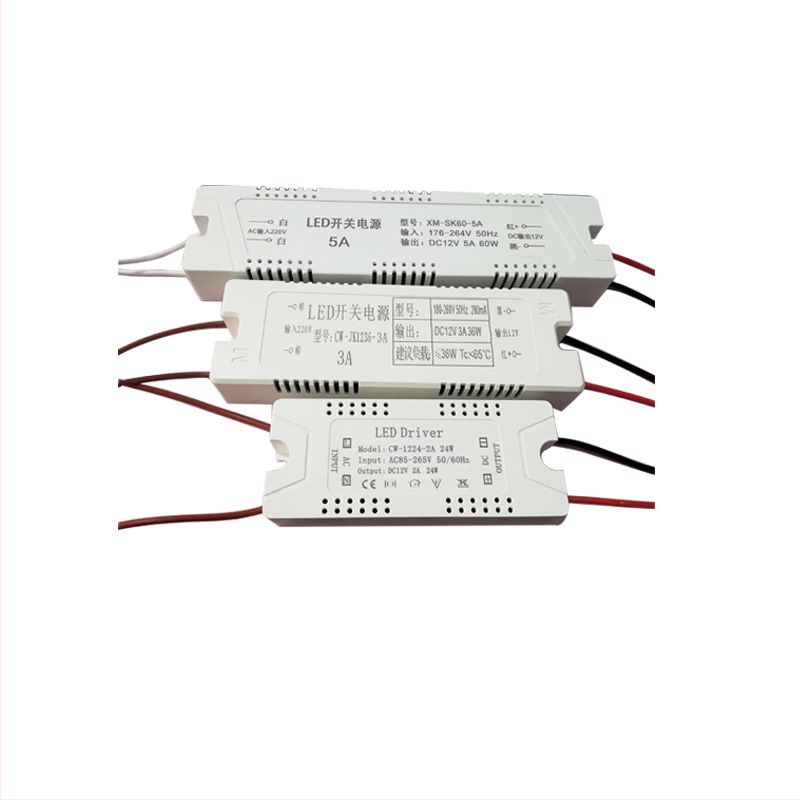 Napájanie pre LED pás, vstup 12V/24V, výkon 6W/12W/24W/36W, prepínaný zdroj, konštantné napätie, CE certifikát