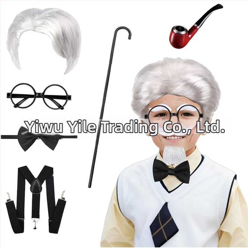 Cosplay paróka - Teljesen kézzel szőtt, Anyag: K silk / p silk, Nem permelhető vagy festhető, Előadásokhoz