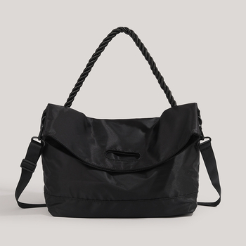 Ženska crossbody messenger torba - Oxford platno, gradski jednostavan stil, vodoravni kvadratni oblik, Kailu dun