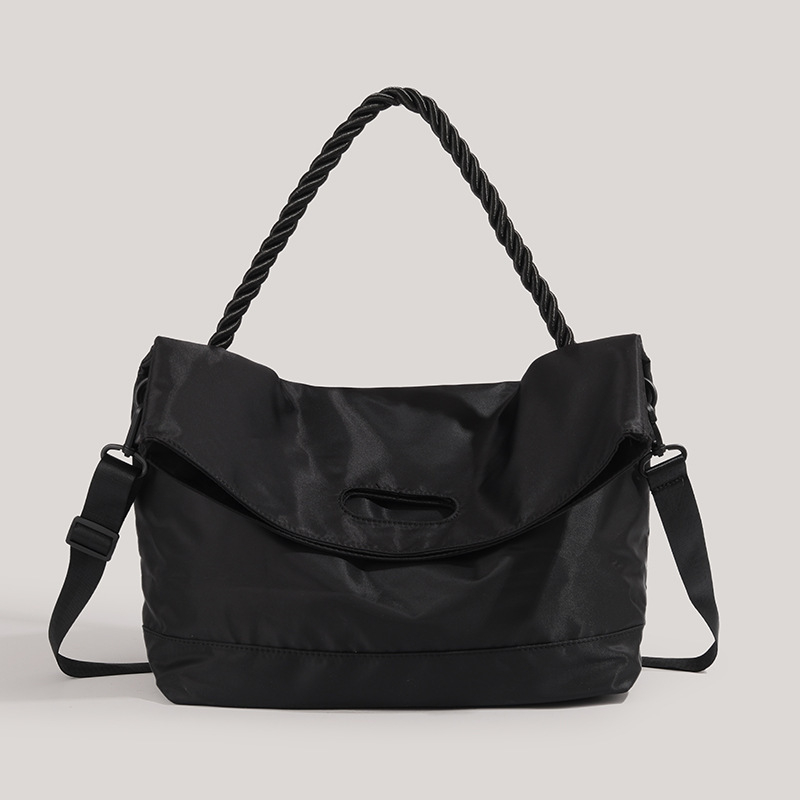 Ženska crossbody messenger torba - Oxford platno, gradski jednostavan stil, vodoravni kvadratni oblik, Kailu dun
