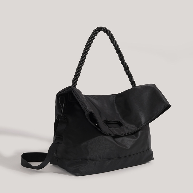 Ženska crossbody messenger torba - Oxford platno, gradski jednostavan stil, vodoravni kvadratni oblik, Kailu dun