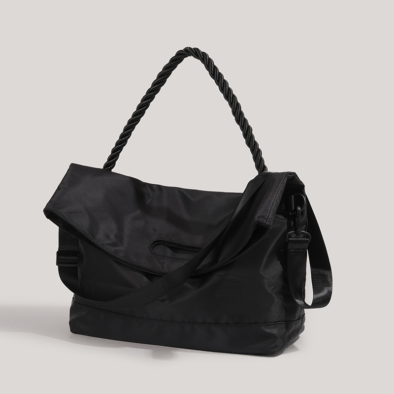 Ženska crossbody messenger torba - Oxford platno, gradski jednostavan stil, vodoravni kvadratni oblik, Kailu dun