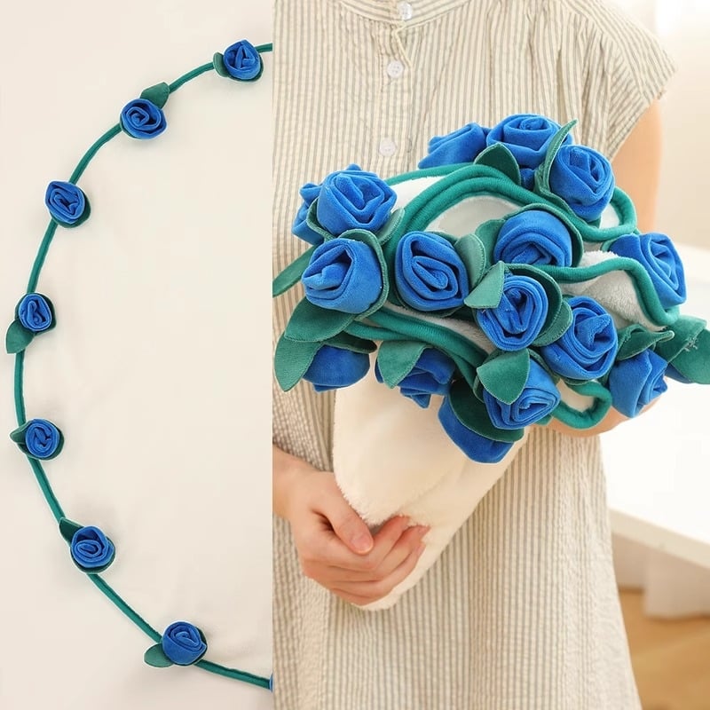 Rózsamintás flanel takaró | Minden évszakra, 300–500 g poliészter, Flanel takaró, Stílus: Új kínai stílus