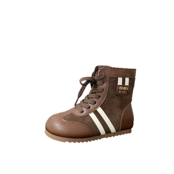 Gyerekeknek szóló középmagasságú csizma, felső része: Super Fiber, gumírozott talp, Velcro-zár, egyszínű mintázat