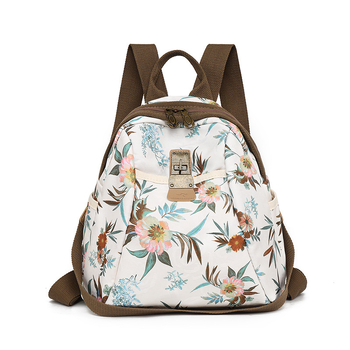 Női utazótáska hátizsák, nagy kapacitás, Oxford anyag, cipzáras záródás, poliészter bélés, belső cipzáras zseb