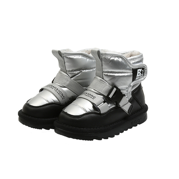 Dječje zimske čizme srednje visine iznad gležnja, zima 2024, casual stil, Velcro zatvarač, unisex