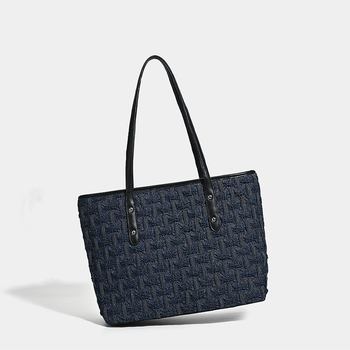 Ženska tote torba za svakodnevnu upotrebu, velikog kapaciteta, PU materijal, zatvaranje zipom, unutarnji džepovi: zip džep, džep za telefon, džep za dokumente