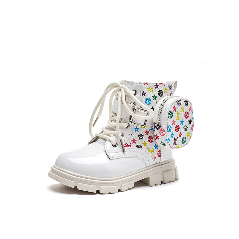 Lányoknak készült bakancs – Mikroszálas felsőrész, gumi talp, oldalsó cipzár, koreai stílus, PU talpbetét