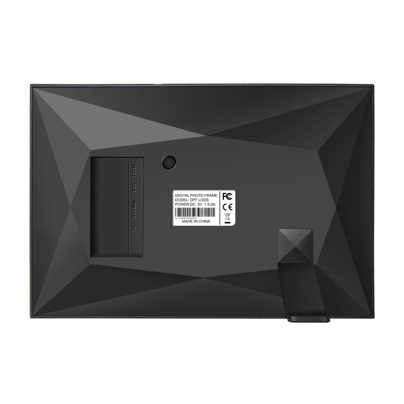 Digitális fotókeret Wi‑Fi‑vel és Frameo felhő megosztással, 1280×800 kijelző, 32GB tárhely SD/USB/TF támogatással, multitouch érintőképernyő, 28 nyelvet támogat