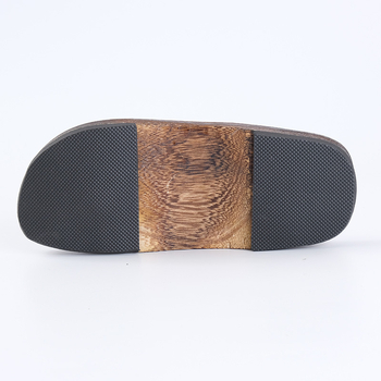 Női fa talpú papucs, anti kínai stílus, mindennapi slip-on szandálok, kötött felsőrész, textil bélés, EVA talp