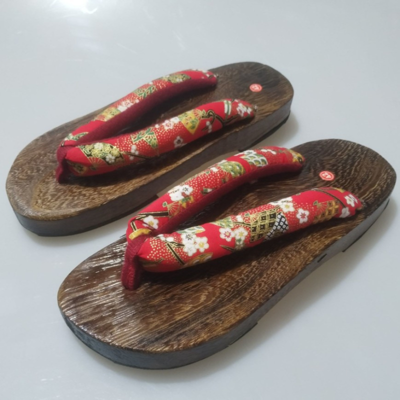 Női fa talpú papucs, anti kínai stílus, mindennapi slip-on szandálok, kötött felsőrész, textil bélés, EVA talp