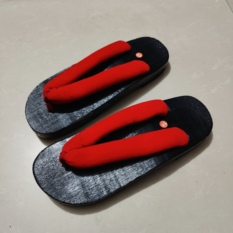 Női fa talpú papucs, anti kínai stílus, mindennapi slip-on szandálok, kötött felsőrész, textil bélés, EVA talp